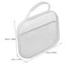 MAGICLULU Hard Shell Makeup Travel Bag Set, Zippered Plastic Cosmetic Organizer Box, Medium 25x20x5cm, Portable Toiletry Storage for Home and Trip view 2