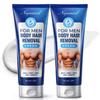 Hair Removal Cream for Men: Depilatory Cream for Intimate Areas and Pubic Area with Vitamin E - Hair Removal for Body Legs Chest Arms Underarms Bikini - Hair Remover - Fast Painless Soothing - 2 Pack view 1