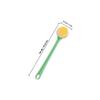 BCOATH Long Handled Body Scrub Brush for Shower with Soft Bristles, Exfoliating Bath Back Scrubber for Women, Green Bathing Accessory for Deep Cleansing and Foot Care view 2