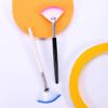 VILLFUL 2pcs Facial Mask Applicator Brush Set, Soft Fan-shaped Makeup Brush Long Handle, White and Black, for Skincare and Facial Mask Application at Home Or Salon view 4