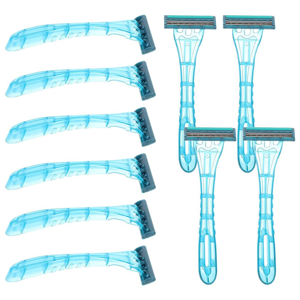 MAGICLULU Disposable Shavers for Men and Women 20pcs Manual Beard and Body Razors with Safety Blades, Portable Hair Remover for Travel, Hotel, and Home Use