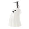 IMIKEYA Refillable Lotion Pump Bottle for Body Wash and Hand Soap, 500ml White Vacuum Dispenser Suitable for Bathroom and Travel Use view 1