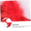 RUNROTOO Devil Horns Headband 2pcs Red Sequins Party Hairband Halloween Costume Decorative Hair Hoop for Women and Teens view 3