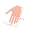 CATIEBYE Flexible Silicone Nail Practice Hand Mannequin with Detachable Fingers and Nail Tips for Manicure Beginners and Salon Use view 2