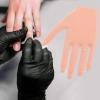 CATIEBYE Flexible Silicone Nail Practice Hand Mannequin with Detachable Fingers and Nail Tips for Manicure Beginners and Salon Use view 4