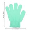 CLISPEED 16 Pcs Double-sided Five-finger Exfoliating Bath Gloves for Shower, Protective Body Scrubber Gloves for Men and Women, Suitable for Wet and Dry Use, Mixed Colors Random Color view 2