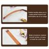 OSALADI Double-sided Leather Razor Strop Sharpening Strap for Home Use Shaver, Straight Razor Holder with Buckle, Convenient Hair Removal Tool for Mens Shaving Accessories view 3