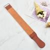 TEHAUX Dual-sided Sharpening Strap Razor Strop Barber Accessories Professional Manual Shaver Sharpening Tool for Home and Salon Use Brown view 4