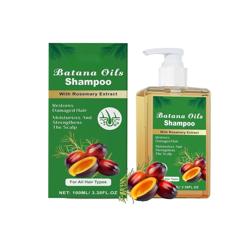 Revivix Batana Oils Shampoo with Rosemary Extract, Moisturizing and Strengthening Formula for All Hair Types, Deep Nourishment Hair Care, 100ML/3.38FL.OZ (1pcs)