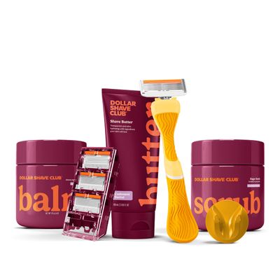 Dollar Shave Club For Women | Total Package (Yellow) | Full Routine Shave