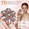 SPOTLESE Electric Razors for Women, 5-in-1 Electric Shaver with 7D Magnetic Head, IPX7 Waterproof Wet Dry Hair Remover with LED Display, Travel Lock for Body Face Underarms Bikini Legs (Rose Gold) view 2