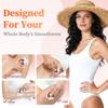 SPOTLESE Electric Razors for Women, 5-in-1 Electric Shaver with 7D Magnetic Head, IPX7 Waterproof Wet Dry Hair Remover with LED Display, Travel Lock for Body Face Underarms Bikini Legs (Rose Gold) view 4