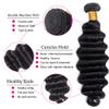 Loose Deep Wave Bundles with 4x4 Free Part Closure 24 26 28+22 inch view 3