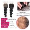 Loose Deep Wave Bundles with 4x4 Free Part Closure 24 26 28+22 inch view 4