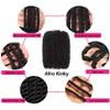 Afro Kinkys Bulk Braiding Loc Extensions 100% Real Human Hair for Mini Twist Crochet Kinky Curly Hair Bundles Natural Afro Hairpiece for Dreadlocks (12inch 27# Honey Blonde) view 4