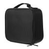 HEANUJJ Portable Travel Toiletry Cosmetics Bag Black, Handheld Multi-layer Makeup Pouch Organizer for Women, Lightweight Cosmetic Storage Case for Travel and Daily Use view 1