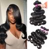 12A Human Hair Bundles 18 20 22 22 Inch Body Wave Bundles Human Hair view 1
