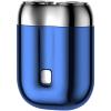 Tressify Portable Electric Shaver For Men, Blue Dual-Head With Usb Charging, Waterproof, Compact, Travel Friendly, Low Noise, Gift Idea view 1