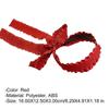 SILENRADAWN 2pcs Red Ribbon Hairbands Long Ties Womens Hair Hoops Headbands Stylish Hair Accessories for Daily Wear and Decoration view 2