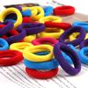 100 Pcs Baby Hair Ties, Cotton Hair Ties for Girls and Kids, Multicolor Small Seamless Hair Bands Elastic Ponytail Holders Kids Toddler (Yellow) view 2