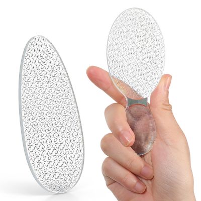 2 Pack Foot File Callus Remover for Hard Skin, Cracked Heels, Foot File with Nano-Level Grinding Points, Foots Care Pedicure Tool, Immediately Reduces calluses and Corns (Transparent)