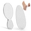 2 Pack Foot File Callus Remover for Hard Skin, Cracked Heels, Foot File with Nano-Level Grinding Points, Foots Care Pedicure Tool, Immediately Reduces calluses and Corns (Transparent) view 2