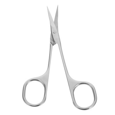 BELLIFFY Stainless Steel Eyebrow Scissors and Facial Hair Trimmer, Small Reusable Precision Grooming Tool for Men and Women, Professional Eyelash and Beard Shaper for Home and Salon Use