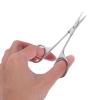 BELLIFFY Stainless Steel Eyebrow Scissors and Facial Hair Trimmer, Small Reusable Precision Grooming Tool for Men and Women, Professional Eyelash and Beard Shaper for Home and Salon Use view 4