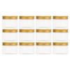 Housoutil 12pcs 50ml Pet Face Cream Containers with 47mm Gold Aluminum Lids, Refillable Cosmetics Bottles for Travel Storage and Multipurpose Sub Packaging view 1