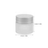 15pcs 10g Matte Glass Cream Jars for Face and Body Butter view 2