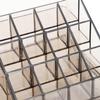 VANZACK Makeup Organizer with Drawers and Multi-compartments, Gray Desktop Cosmetics Storage Box for Perfume and Skincare, Multi-layer Visible Desk Organizer for Bathroom and Vanity Use view 3