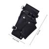 BEBEMOKO Barber Shears Tool Bag Waist Pouch Black Scissors Holder for Hairdressers Hair Stylist Scissor Kit Pocket with Belt 50 Pieces for Salon Hair Cutting Tools view 2
