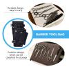 BEBEMOKO Barber Shears Tool Bag Waist Pouch Black Scissors Holder for Hairdressers Hair Stylist Scissor Kit Pocket with Belt 50 Pieces for Salon Hair Cutting Tools view 3