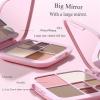 Life Girls Fuzzy Fantasy Seven-Colored Face Synthesis,Eye shadow disk,Dull-light Pearl-light High-light Eye Shadow Red-cheeked Woman All-in-One (01# Sweet Coffee Pink Brown) view 4