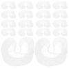 Alipis 100pcs Disposable Face Headrest Covers 30x30cm Non-woven Fabric Salon Spa Massage Bed Face Pillow Covers for Professional Beauty Therapy view 1