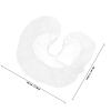 Alipis 100pcs Disposable Face Headrest Covers 30x30cm Non-woven Fabric Salon Spa Massage Bed Face Pillow Covers for Professional Beauty Therapy view 2