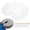 Alipis 100pcs Disposable Face Headrest Covers 30x30cm Non-woven Fabric Salon Spa Massage Bed Face Pillow Covers for Professional Beauty Therapy view 3