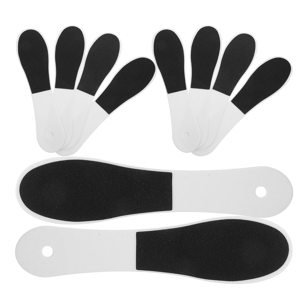 Abaodam 10pcs Dual-Sided Pedicure Foot File Callus Removers for Feet Manual Exfoliating Rubbing Tool Dead Skin Remover Suitable for Home Care