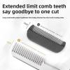 ZAICOLER 2 in 1 Eyebrow Scissors with Comb, Stainless Steel Brows Trimmer, Ergonomic Handle Shaping Tool, Ideal for Men & Women Precise Shaping (Sandblasted) view 4