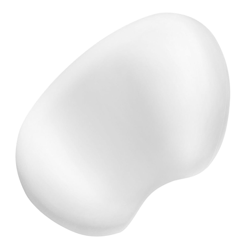 COOPHYA Luxury 3D Bath Pillow with Suction Cups, Non-Slip Bathtub Headrest Cushion, Comfortable Bathroom Pillow for Tub Relaxation and Spa Use, White