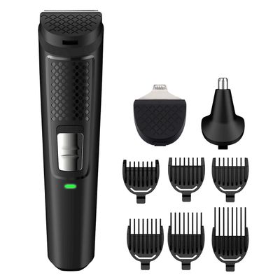 GLESVOWIO 3-in-1 Men's Grooming Kit Electric Hair Clipper/Trimmer for Engraving Nose Trimmer Professional Rechargeable Clippers with 6 Limit Combs