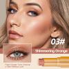 MylingKorm 3-in-1 Waterproof Eyeshadow Stick, Tri-Color Gradient Cream Shadow Pencil for Women, Long-Lasting Shimmer & Highlighter, Easy to Blend Crease-Resistant (03) view 2