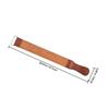 Abaodam Dual-sided Leather Strop Sharpening Strap for Manual Shaver, Household Razor Strop Tool with Buckle, Brown Shaving Accessory for Home Use and Barber Shop view 2
