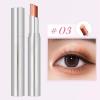 MylingKorm Tri-Color Gradient Waterproof Eyeshadow Stick for Women - Long-Lasting Cream-to-Powder, Shimmer Blendable Crease-Resistant All-Day Wear (#03) view 2