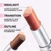 MylingKorm Tri-Color Gradient Waterproof Eyeshadow Stick for Women - Long-Lasting Cream-to-Powder, Shimmer Blendable Crease-Resistant All-Day Wear (#03) view 4