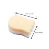 Didiseaon 3pcs Cartoon Bath Sponge and Bath Scrubber Set, Soft Light Yellow Shower Sponge for Newborns and Bathing Accessories view 2