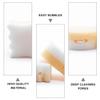 Didiseaon 3pcs Cartoon Bath Sponge and Bath Scrubber Set, Soft Light Yellow Shower Sponge for Newborns and Bathing Accessories view 3