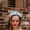 NOLITOY 4pcs Silver Snowflake Glitter Headbands Christmas Holiday Hair Accessories for Women and Festive Winter Party Hairbands view 4