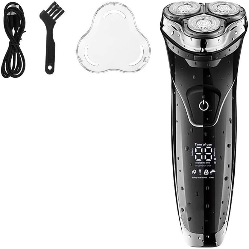 Electric Razor for Men, Shaver Professional Shaving Machine Electric Razor Waterproof Beard Trimmer Rechargeable Hair Trimmer Shaver for Men