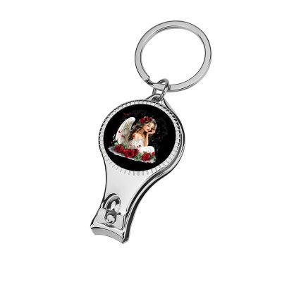 Angeles-Music Rose Nail Clippers Fingernail and Toenail Clipper Cutters Travel Nail Cutters for Men Women